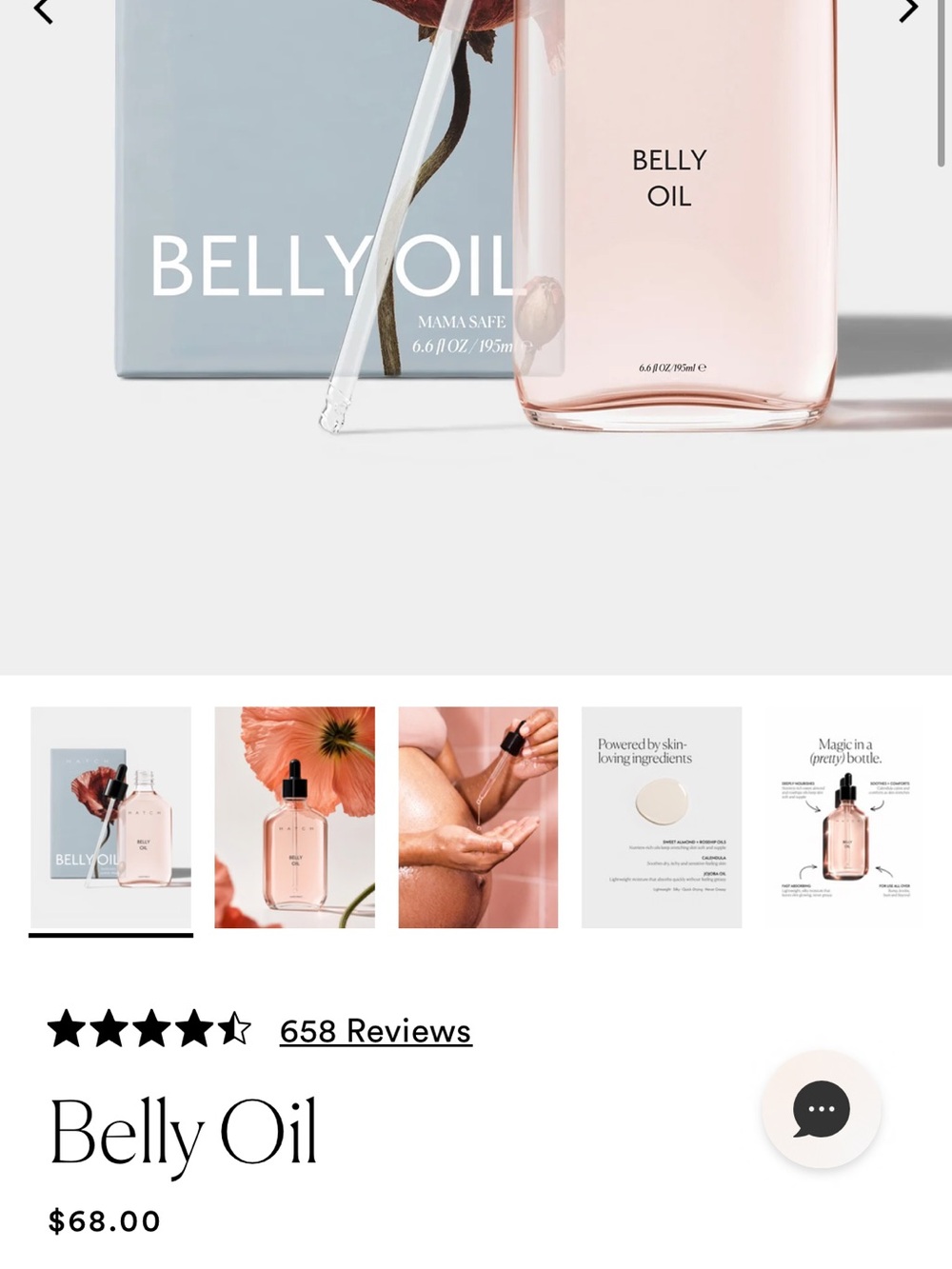 Hatch Belly Oil (brand new in box)